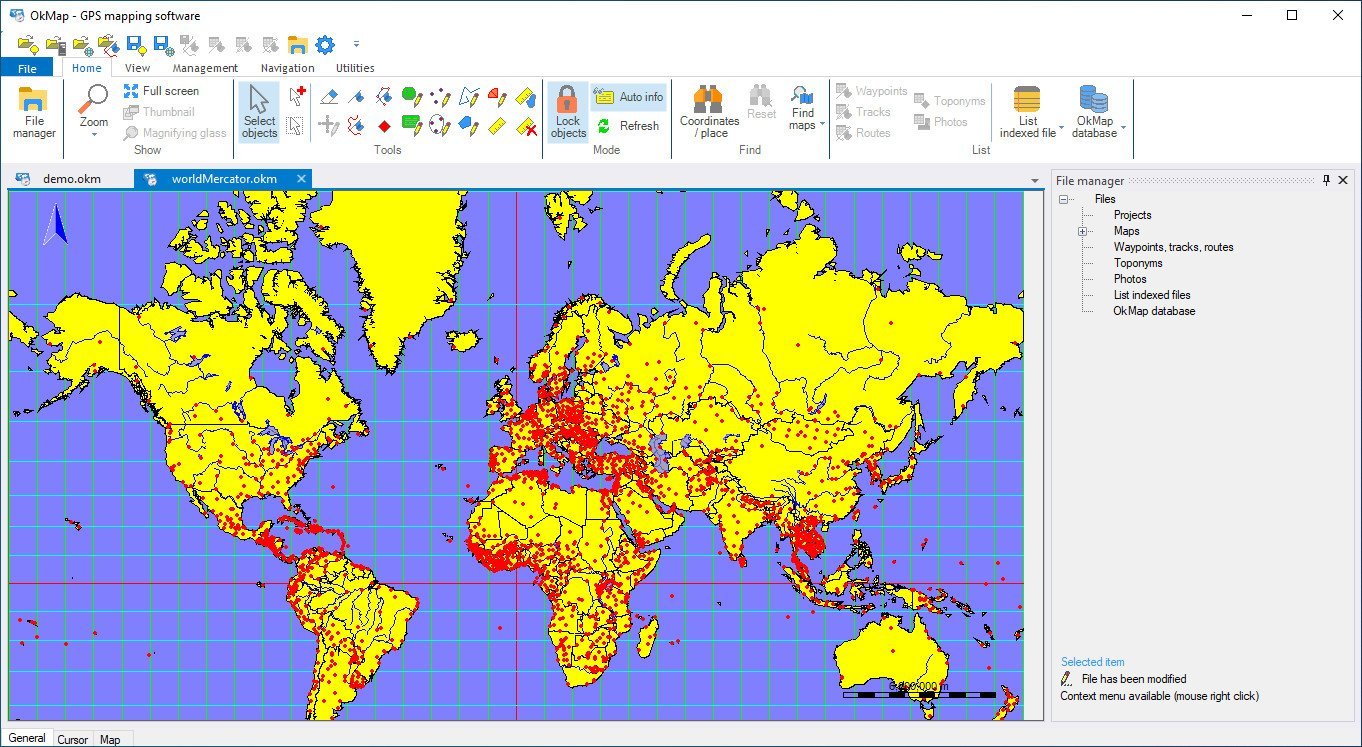 OkMap Desktop(GPS地图软件)