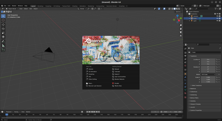 Blender建模软件Linux版