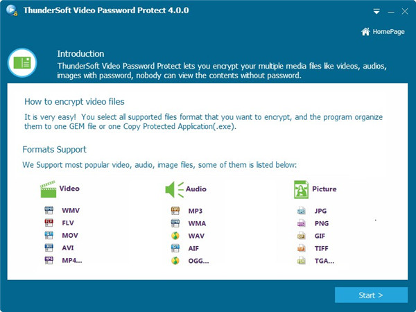 ThunderSoft Video Password Protect(视频加密软件)