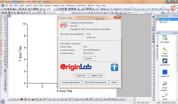 OriginLab OriginPro 2022破解补丁