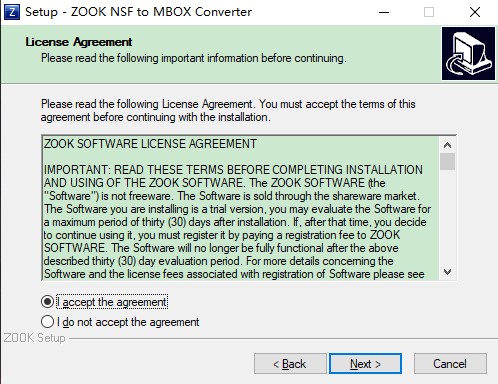 ZOOK NSF to MBOX Converter(NSF转MBOX转换器)