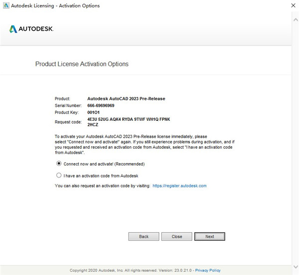Autocad2023注册机