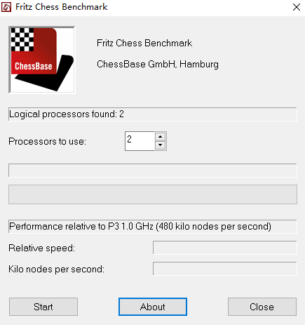 Fritz Chess Benchmark(电脑棋力测试程序)最新版