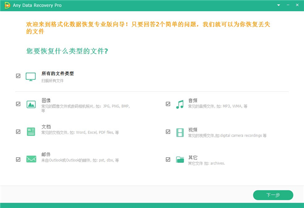 Any Data Recovery Pro(数据恢复软件)中文免安装版