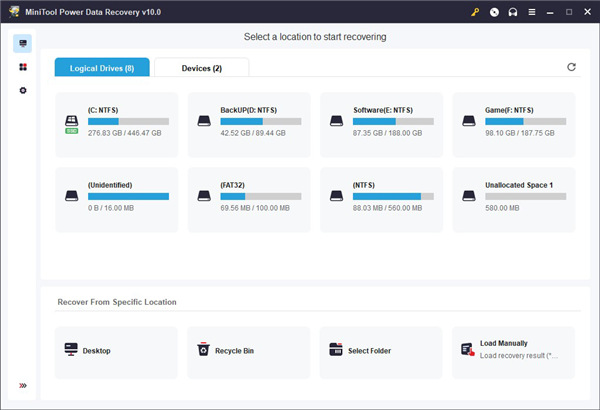 minitool power data recovery数据恢复软件