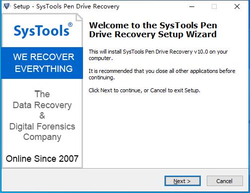 SysTools Pen Drive Recovery(usb数据恢复工具)