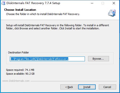 DiskInternals FAT Recovery