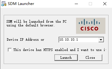 cisco sdm(思科路由器及安全配置工具)