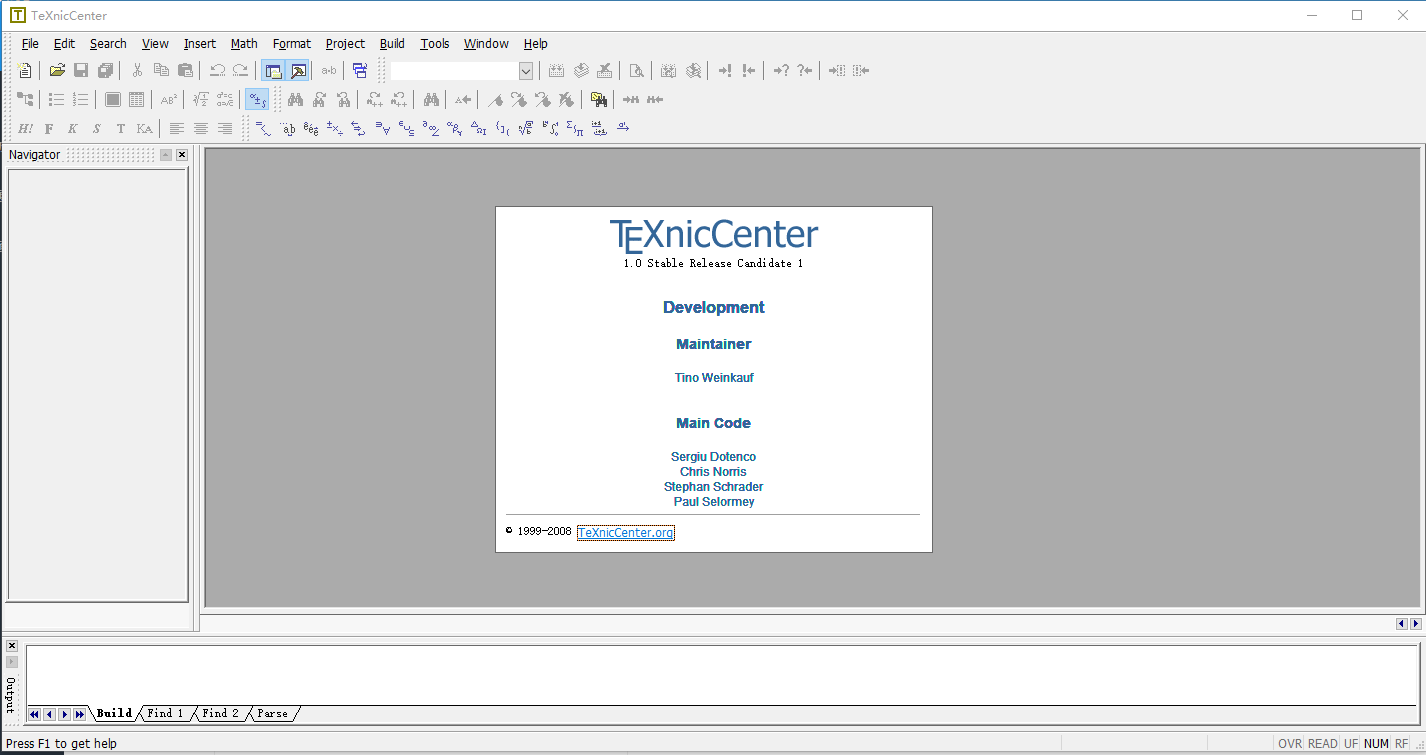 TeXnicCenter(LaTeX编辑器)