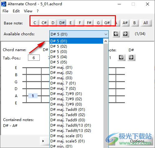 Alternate Chord(乐谱和弦软件)