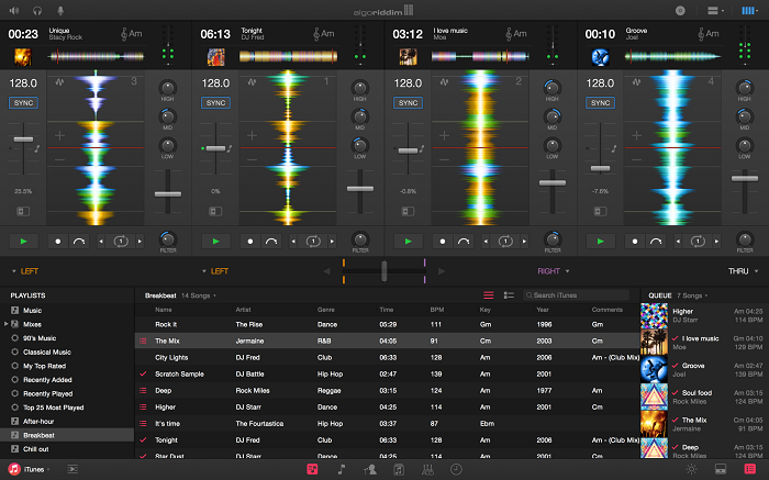 djay pro for mac破解版(dj制作软件)