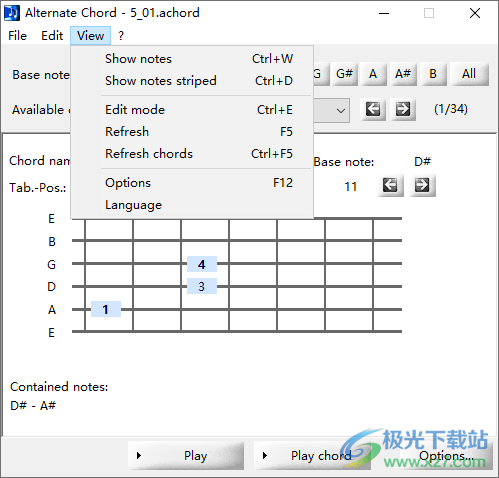 Alternate Chord(乐谱和弦软件)