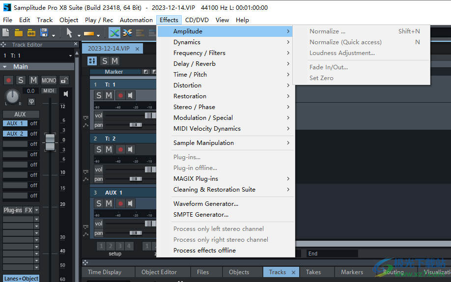 MAGIX Samplitude Pro X8 Suite(录音软件)