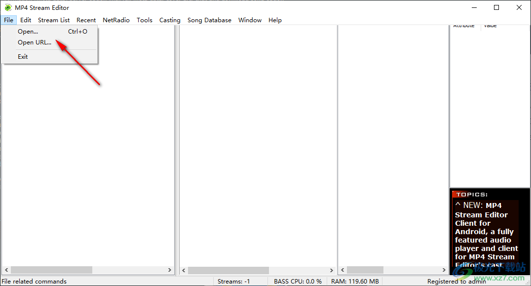 MP4 Stream Editor(音频编辑器)