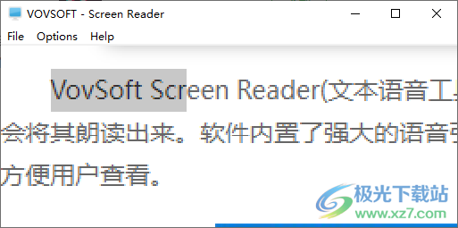 VovSoft Screen Reader(文本语音工具)