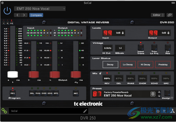 TC Electronic DVR250(数字混响工具)