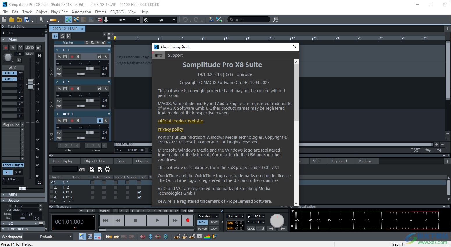 MAGIX Samplitude Pro X8 Suite(录音软件)