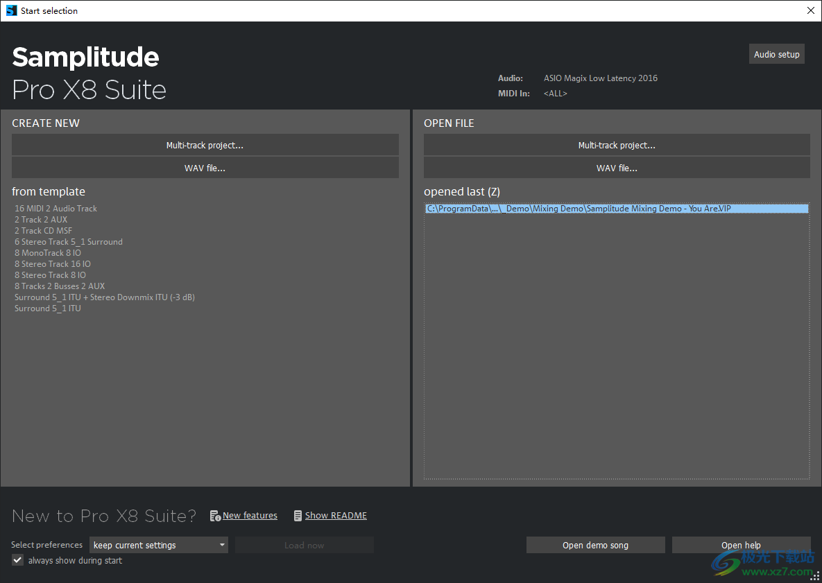 MAGIX Samplitude Pro X8 Suite(录音软件)