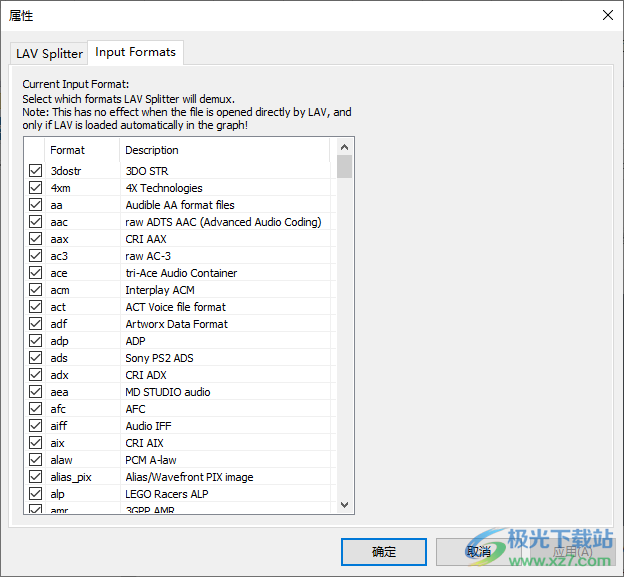 STANDARD Codecs(音视频解码器)
