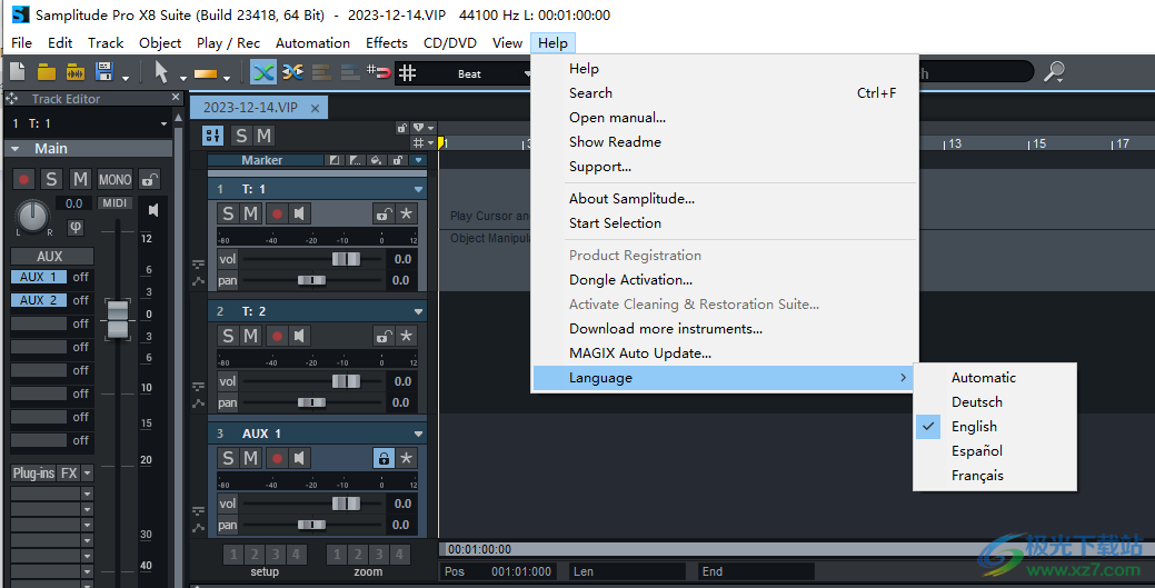 MAGIX Samplitude Pro X8 Suite(录音软件)