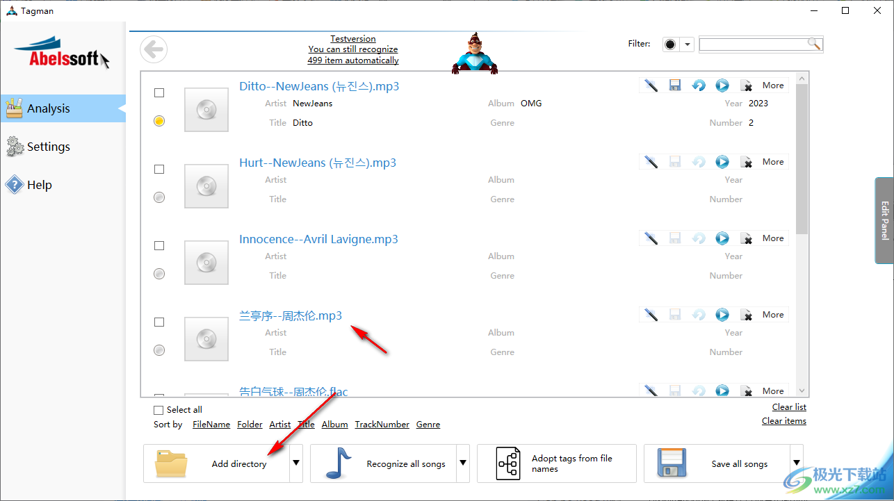 mp3标签批量修改器(Abelssoft Tagman)