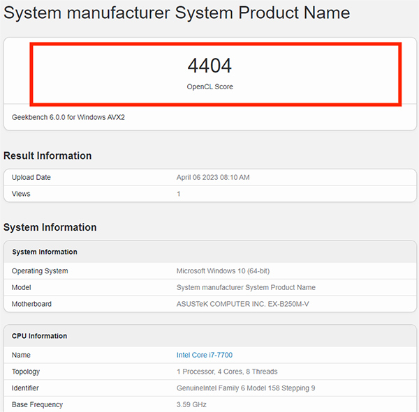 Geekbench6电脑跑分软件