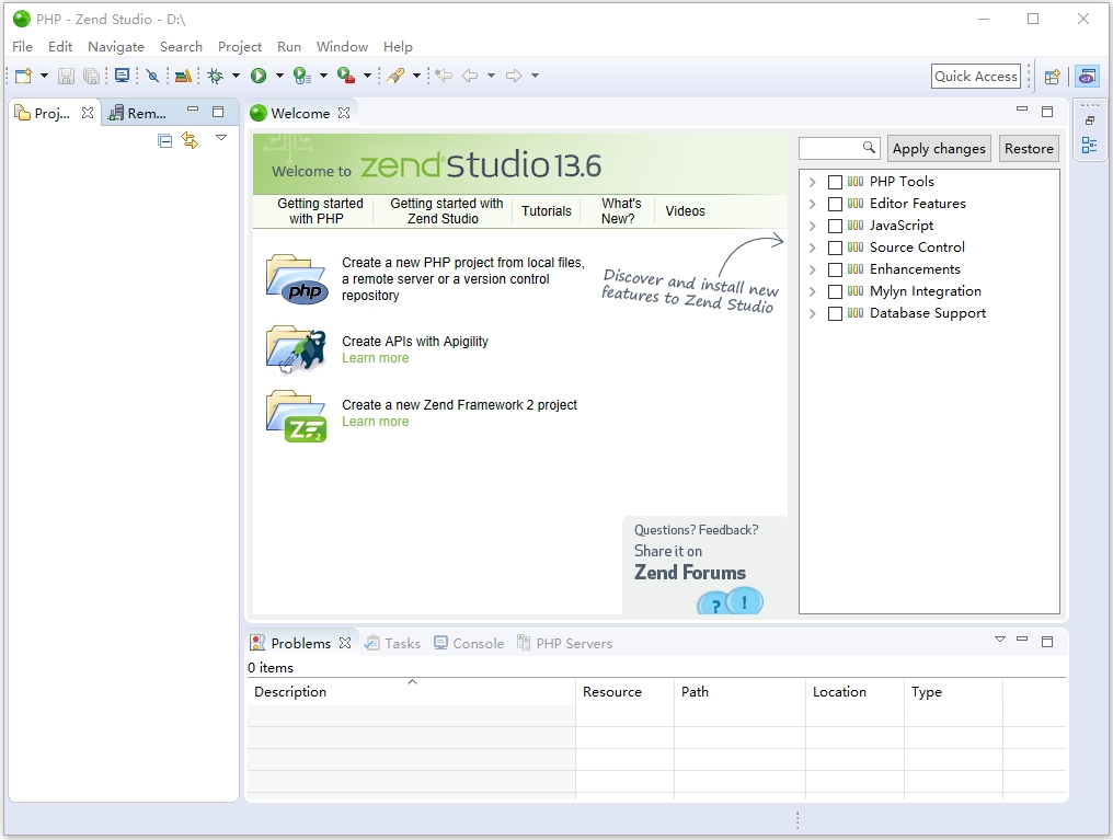 Zend Studio（PHP开发工具）