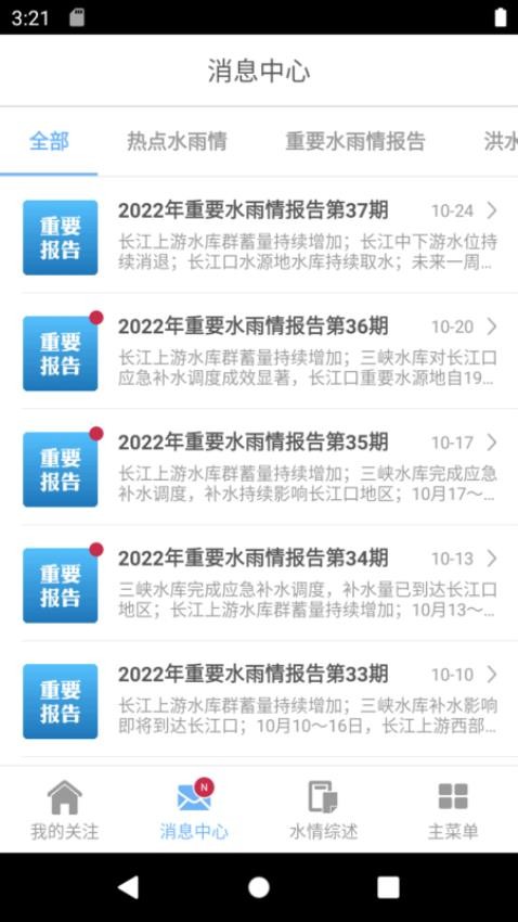 长江水情专业版官方版